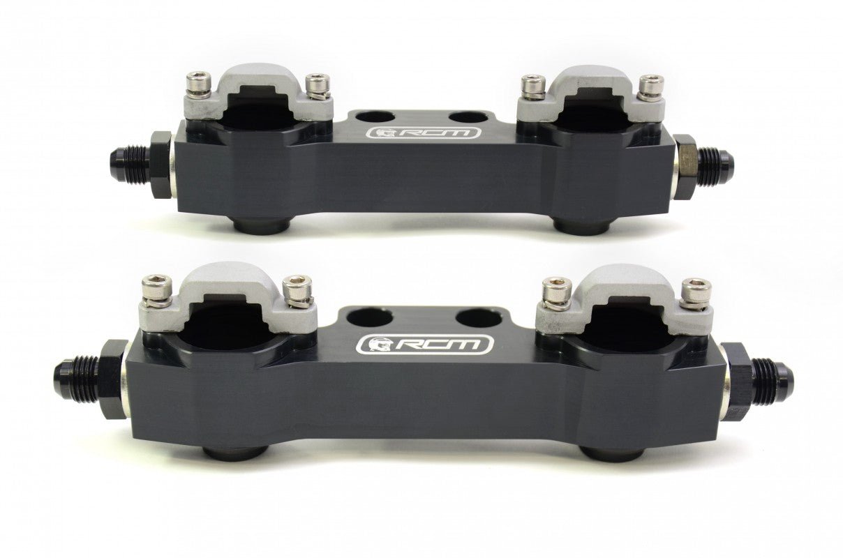 RCM Side Feed Parallel Billet Fuel Rail Pair V5 - V6 - Image 3