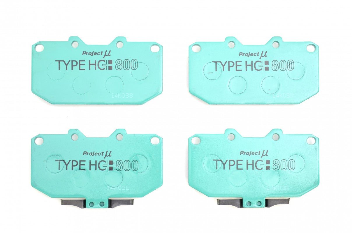 Project Mu Front Brake Pad Set 4 Pot Caliper 1992-2007 HC+800 - Image 2
