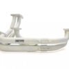RCM White Ceramic Coated Twin Scroll Stainless Steel Tubular Exhaust Manifold