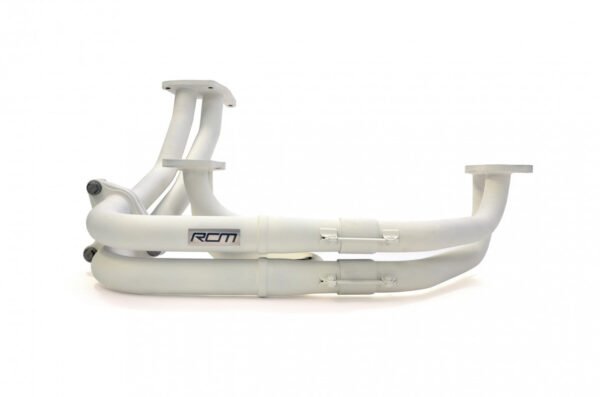 RCM White Ceramic Coated Twin Scroll Stainless Steel Tubular Exhaust Manifold - Image 3
