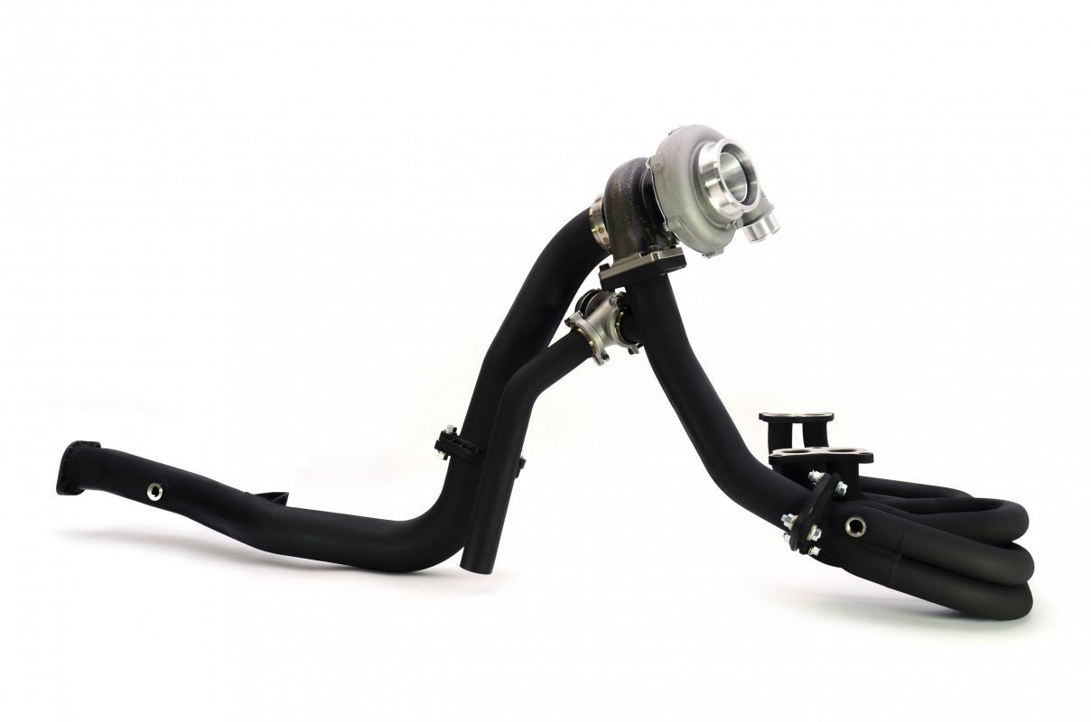 Rotated Turbo Up & Downpipe Kit for V-Band GENII Garrett Turbochargers - Image 4