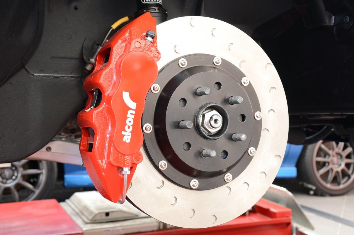 RCM / ALCON 6 Pot Front Brake Kit Red 343mm - Image 7