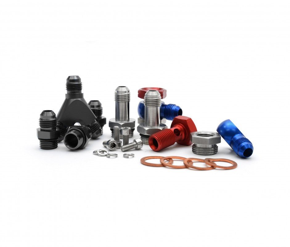 RCM V5/6 TOP FEED FUEL RAIL CONVERSION KIT / ROTATED TURBO - Image 4