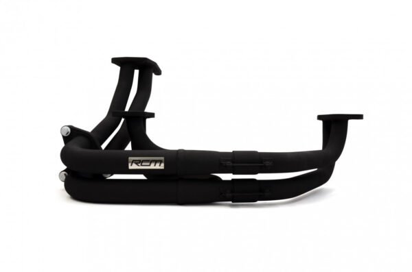 RCM Black Ceramic Coated Twin Scroll Stainless Steel Tubular Exhaust Manifold - Image 3