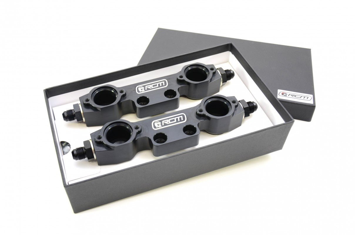 RCM Side Feed Parallel Billet Fuel Rail Pair V3 - V4 - Image 4
