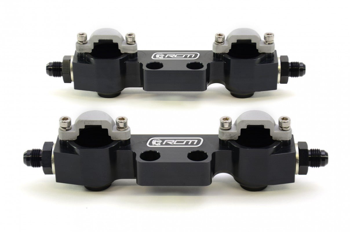 RCM Side Feed Parallel Billet Fuel Rail Pair V3 - V4 - Image 3