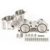 Process West Raw Silver Billet Tumbler Generator Valve (TGV) Delete Kit 2001-2007 & 08+STI