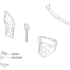 Subaru Radiator Support Panel Kit - GC/GF8