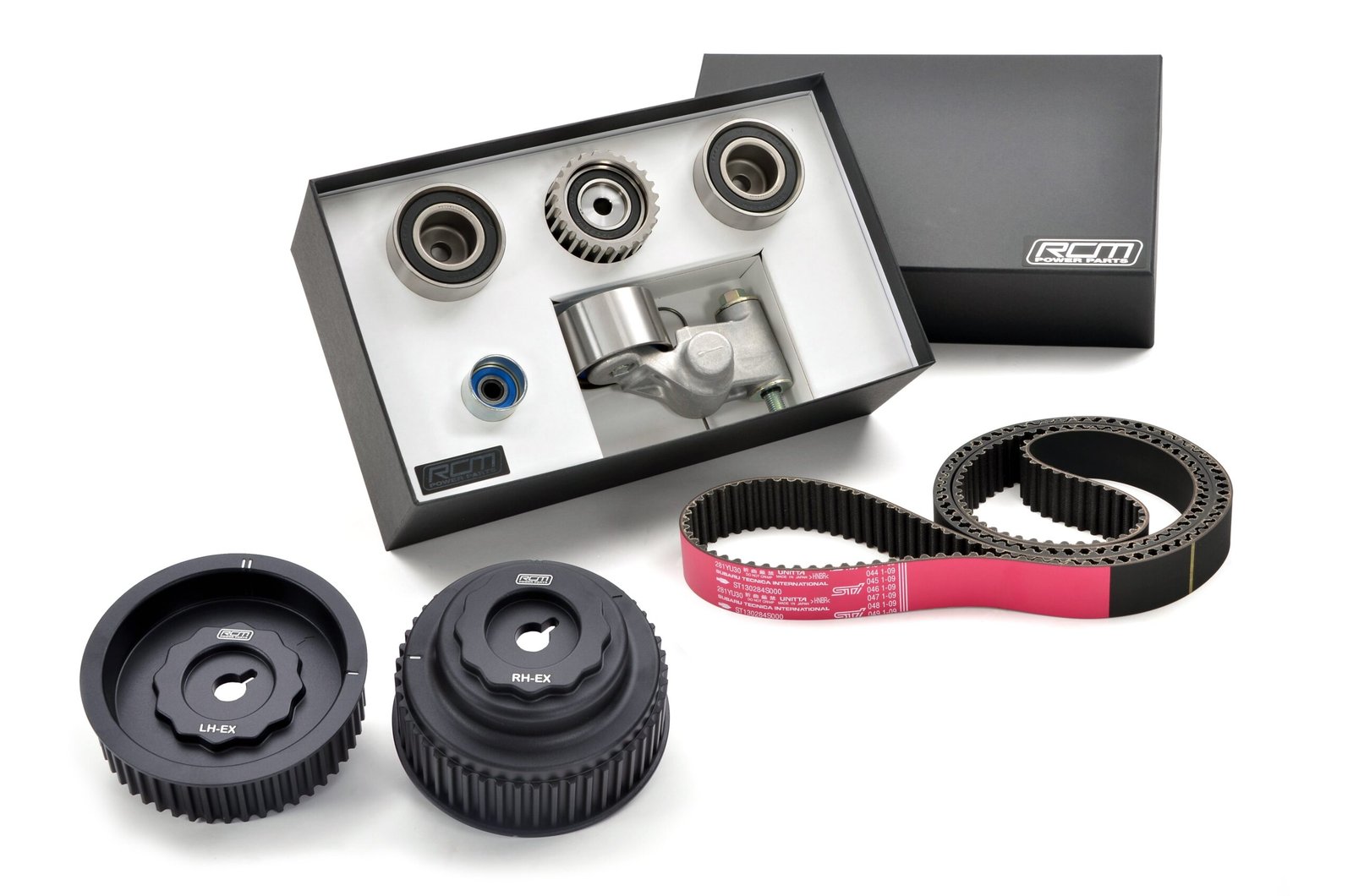 RCM - STI Timing Belt Kit & RCM Alloy Camshaft Pulley Upgrade Kit 99-02MY EJ20/22/25