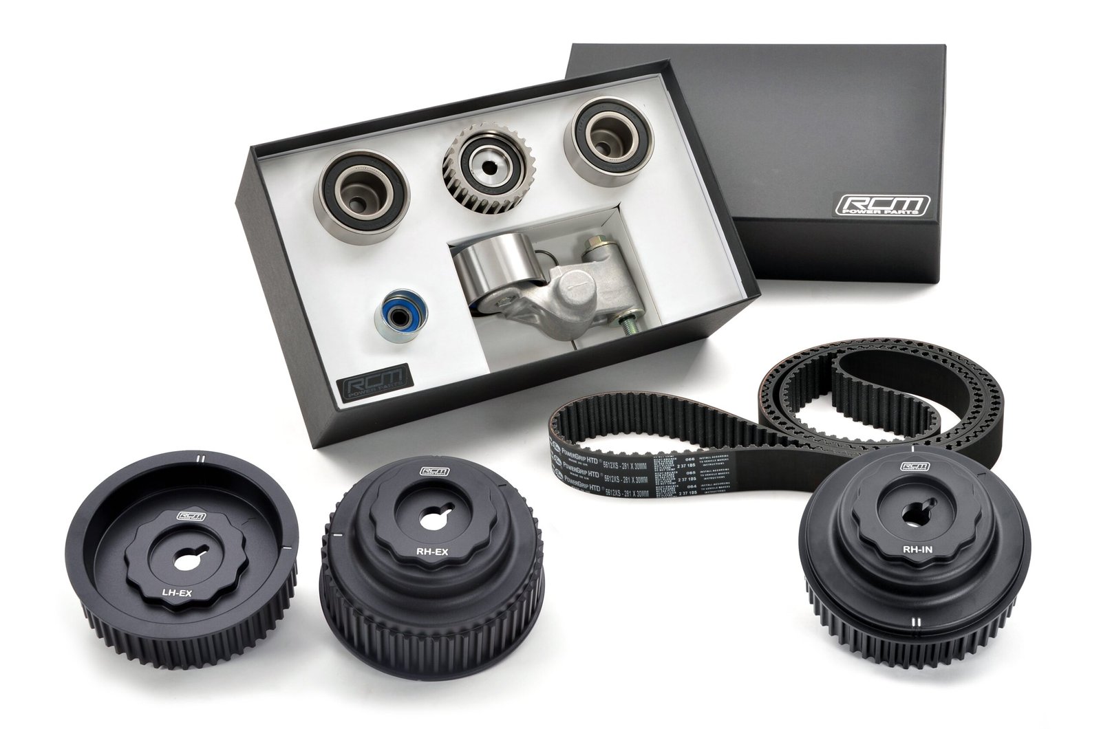RCM - Gates Timing Belt & RCM Triple Alloy Camshaft Pulley Upgrade Kit 99-02MY EJ20/22/25