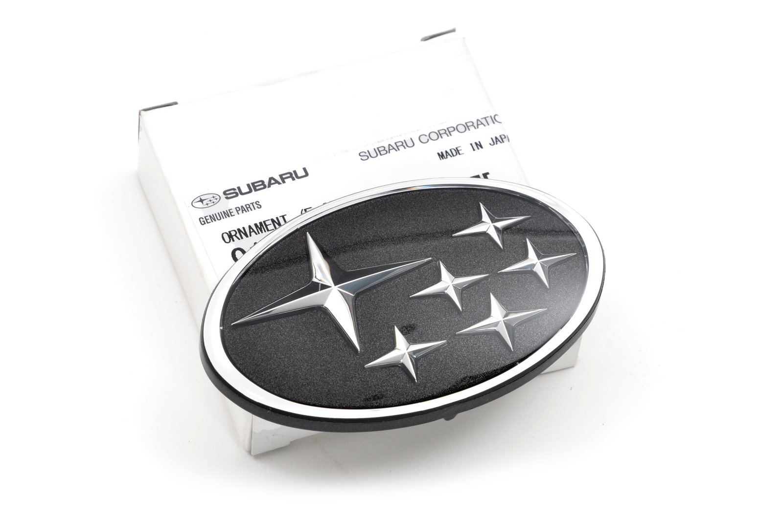 Subaru Stars Front Grille Badge Black - GC8 - Image 3