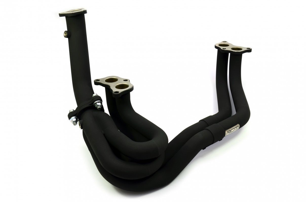 RCM Unequal Black Ceramic Coated Exhaust Manifold - Image 2