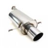 RCM 2.5" Rear Exhaust Silencer 4.5" Tailpipe