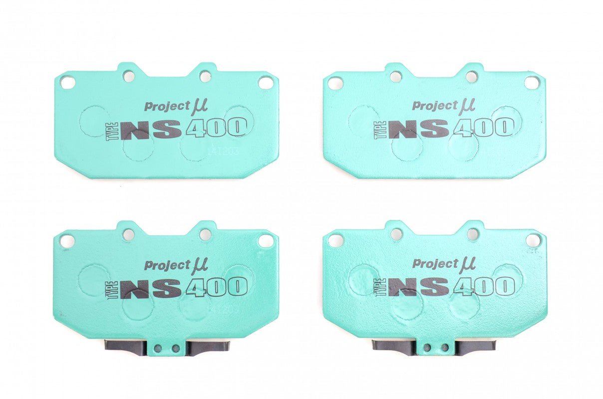 Project Mu Front Brake Pad Set 4 Pot Caliper 1992-2007 NS400 - Image 2