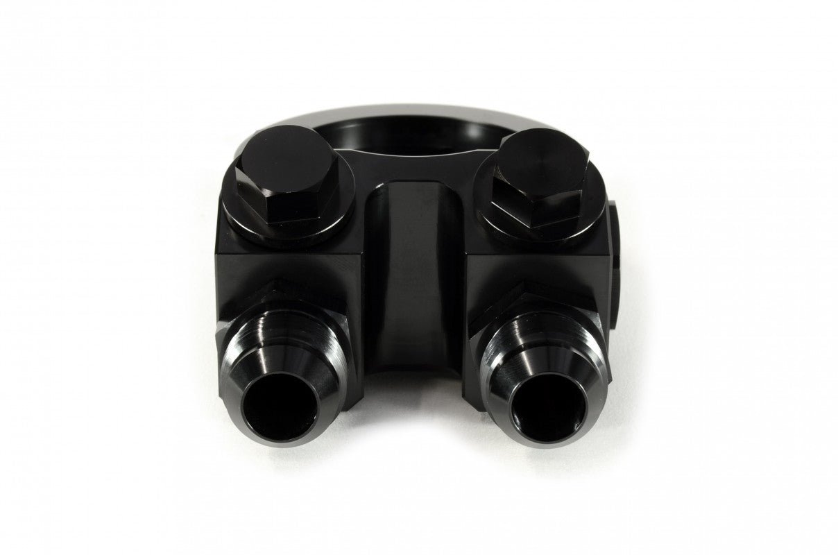RCM Black Series Dual Port Angled Thermostatic Oil Sandwich Plate - Image 3
