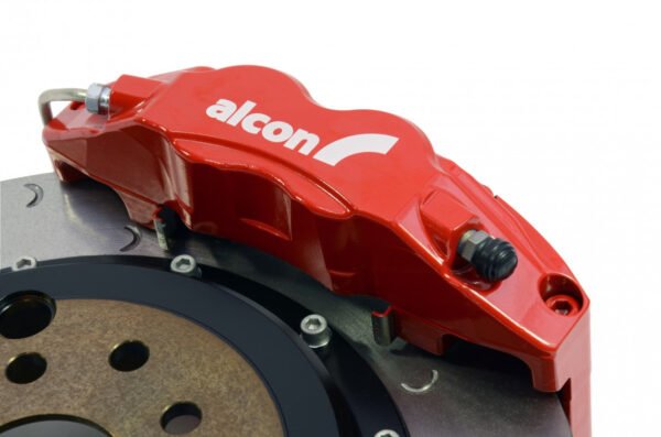 RCM / ALCON Rear 4 Pot Brake Kit Red 343mm - Image 3