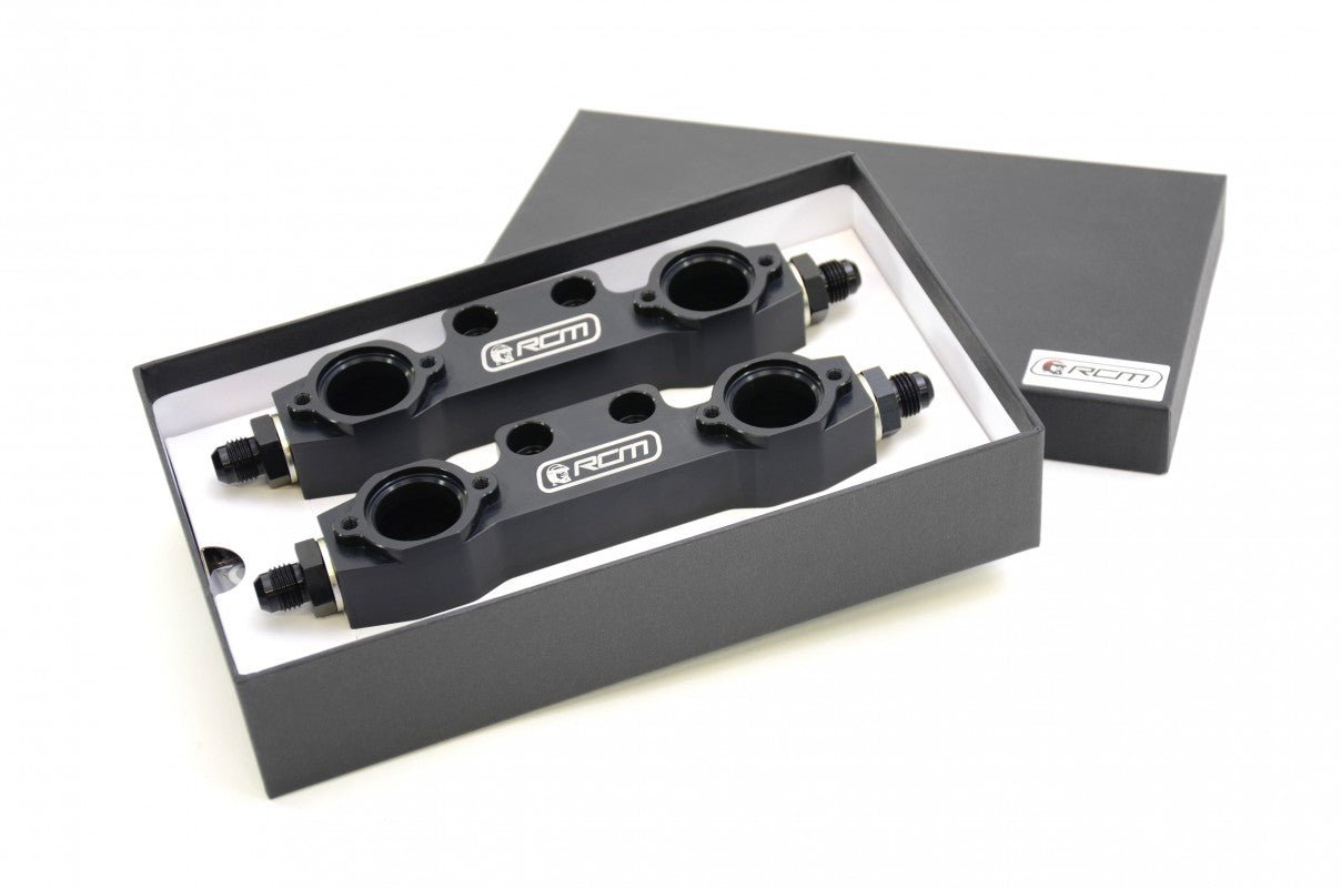 RCM Side Feed Parallel Billet Fuel Rail Pair V5 - V6 - Image 4