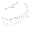 Subaru Rear Bumper Mounting Bracket - New Age Impreza 2001-2007