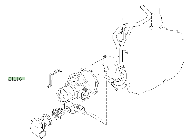 Subaru Water Pump Casting Seal - Image 4